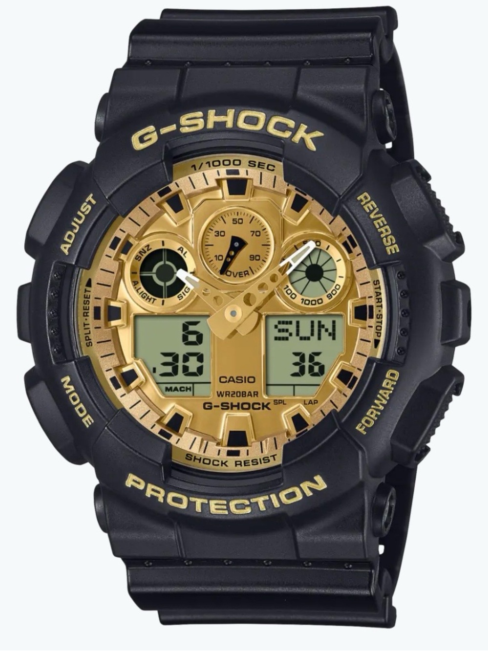 Casio G-Shock GA-100GGB-1A9 Men’s Analog/Digital Watch (Gold)